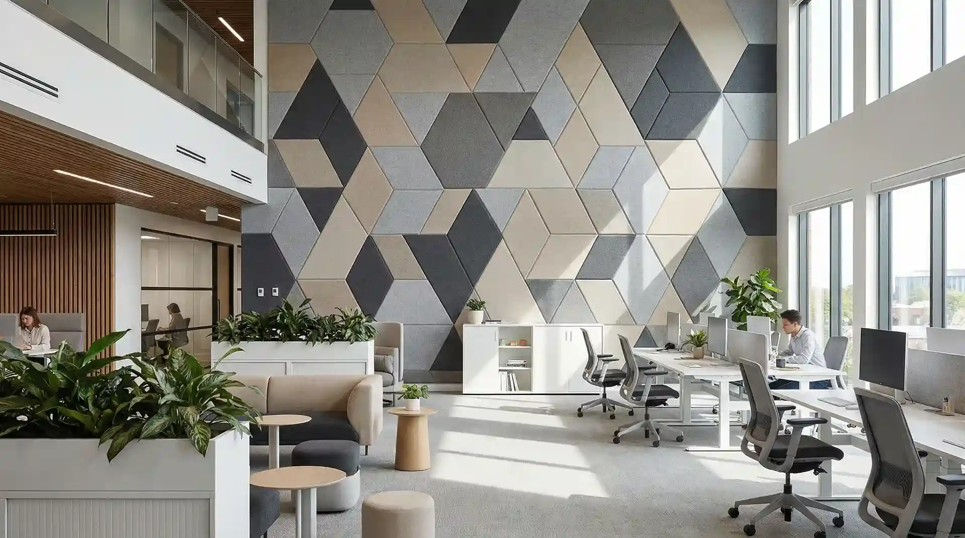 Installation — Tech Office, Flatiron Park - commercial wallcovering installation